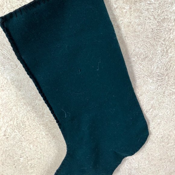 C & F Creations 20" 3D TOP Dog FELT Christmas Stocking Plush Textured Joy New - Picture 8 of 11